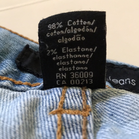Vintage Calvin Klein Classic Faded Denim Jeans with slight boot cut leg size 12 - Picture 8 of 8